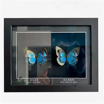 Неотражающее закаленное стекло