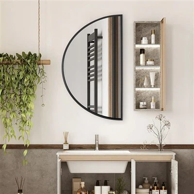 Черное полуаншн зеркало